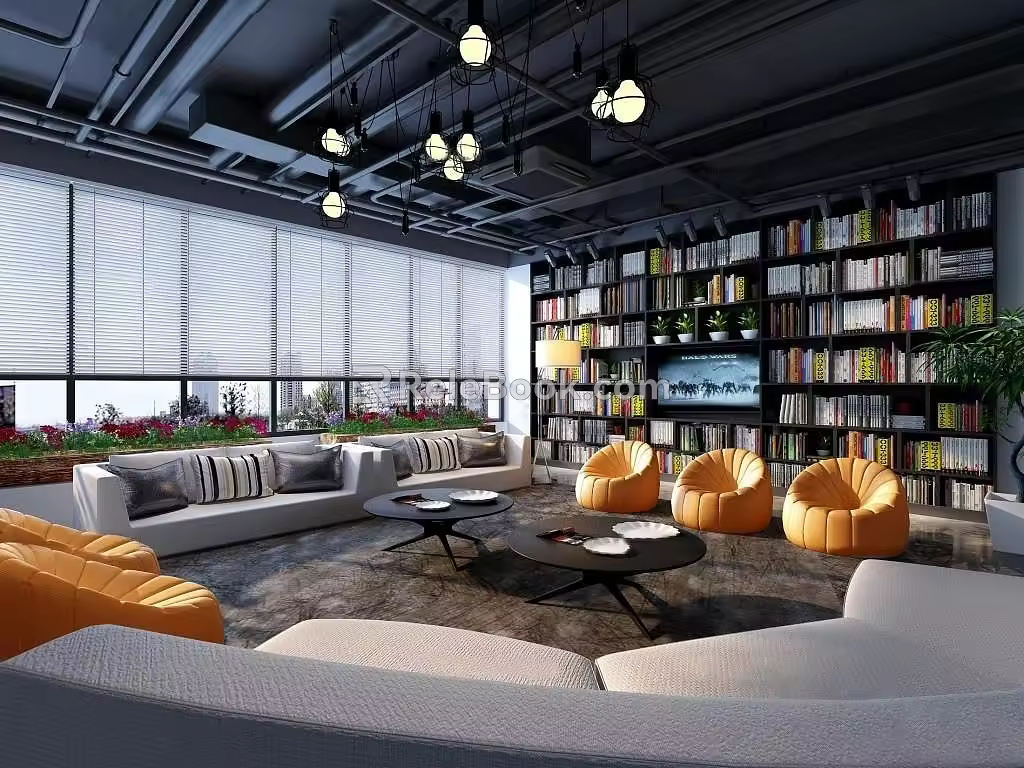 Reception Room 3d model
