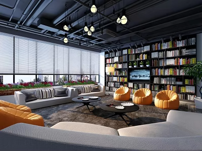 Reception Room 3d model