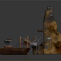 Traditional Ironworking Blacksmith Tools And Equipment
