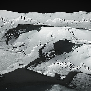 Moon Landscape Moon Ground Moon Terrain Moon Geopark Valley Moon Mars 3d model