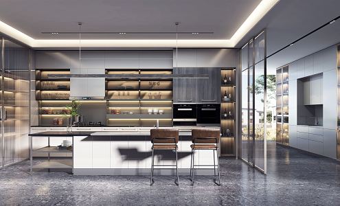 Modern Kitchen 3d model