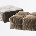 Soft Padded Sofa Stools In Multiple Colors For Modern Living Room Decor