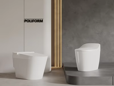 Intelligent toilet 3d model