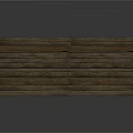 Rustic Wooden Long Table With Plank Top And Crossed Legs Design For Rustic Home Decor