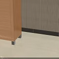 Office Wooden Storage Cabinets Combination With Glass Doors Wheels And 3D Model Design