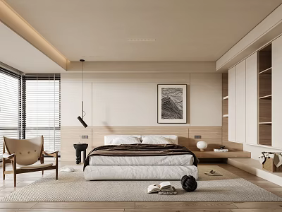 Modern Bedroom 3d model