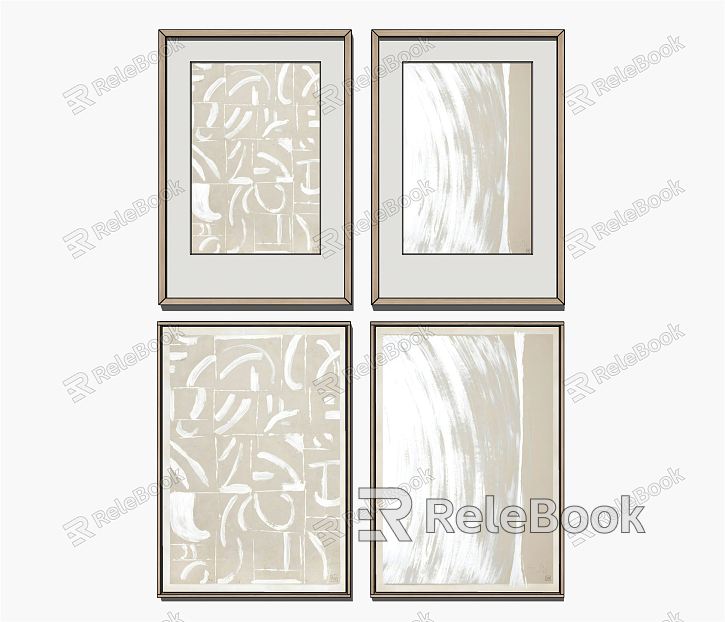 Quiet Decorative Painting Abstract Decorative Painting model