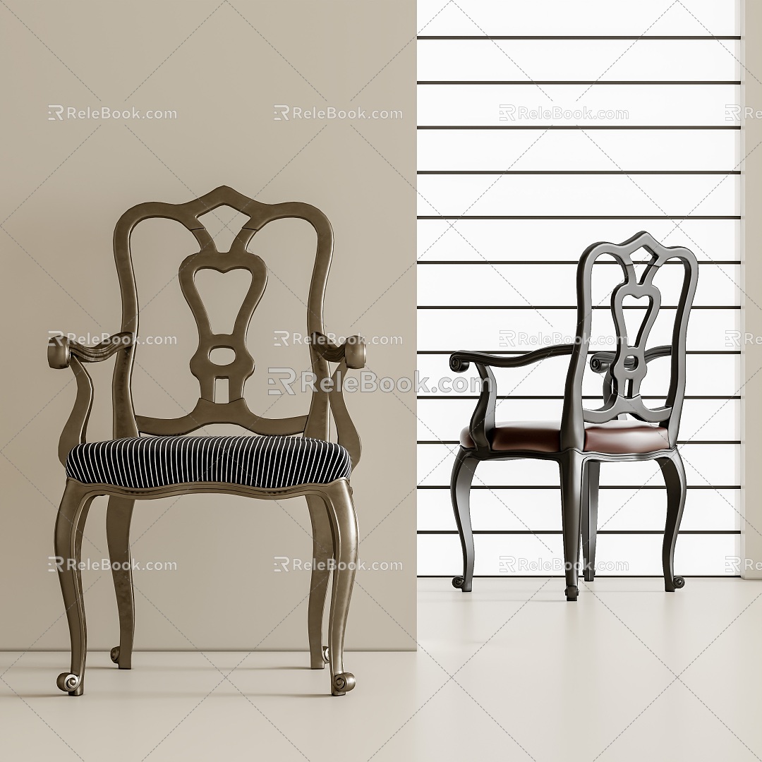 Modern single chair 3d model