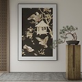 New Chinese Decorative Painting 3d model