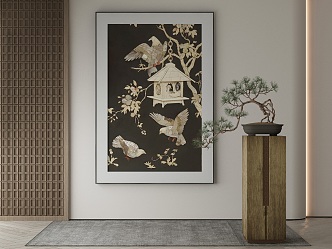 New Chinese Decorative Painting 3d model