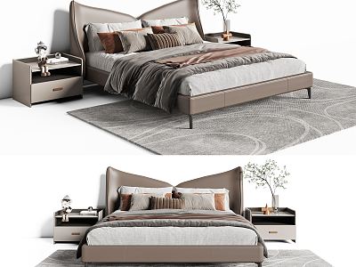 Modern Double Bed model