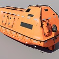 Lifeboat 3d model