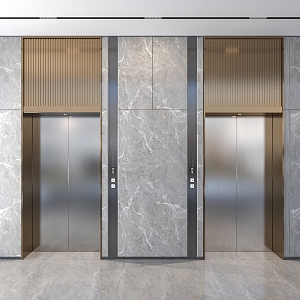 modern elevator 3d model