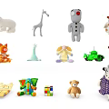 Technology Exhibition Hall Featuring Colorful Toy Exhibits And Interactive Play Items
