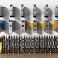 Modern gate machine gate machine 3d model