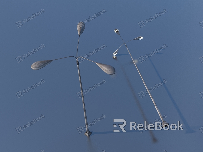 Street lamp landscape lamp outdoor sketch public facilities model