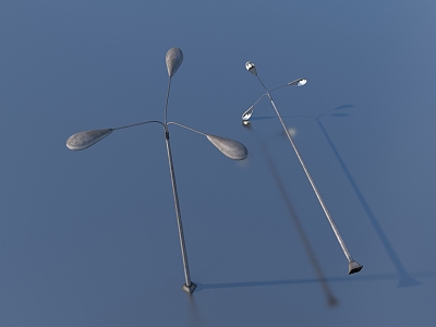 Street lamp landscape lamp outdoor sketch public facilities 3d model