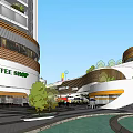 Modern High Rise Buildings With Vertical Gardens In Innovation Park Architectural Design