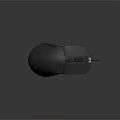 Ergonomic Black Wired Mouse With Sleek Design Comfortable Grip And High Precision Sensor 3d model