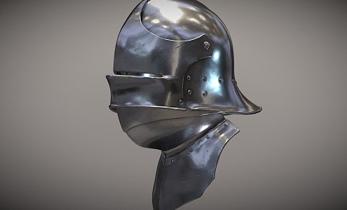 Sallet Helmet 3d model