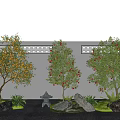 Tree Garden Fruit Tree Apple Tree Orange Tree Landscape Tree 3d model