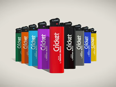 modern lighter cricket lighter 3d model modern lighter cricket lighter 3d model