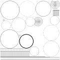 Modern Round Dining Tables With Wooden Tops And Metal Bases Design