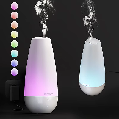 Kiffart Aromatherapy Diffusers With LED Color Changing Lights And Mist Output 3d model