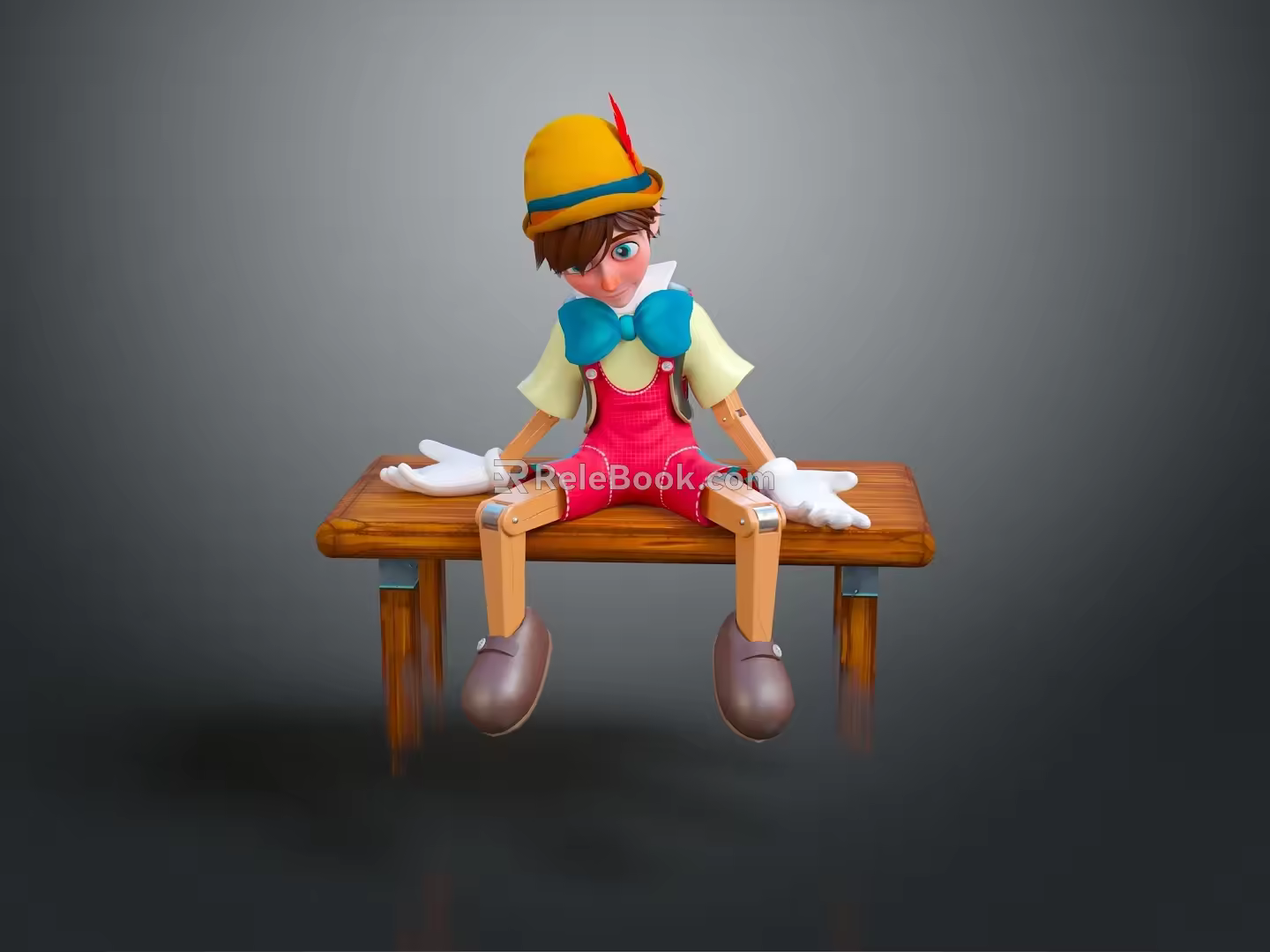 Robot Puppet Man Machine Puppet Woman Hanging Line Puppet Figure Game Figure Game Character 3d model