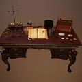 Open Vintage Book With Yellowed Pages Legends Text Key And Feather Quill On Wooden Table