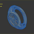Elegant Gold Ring With Intricate Engraved Medallion And Vintage Craftsmanship Details