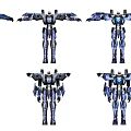 Electric Toy Robot Action Figures With Detailed Design And Multiple Poses For Kids