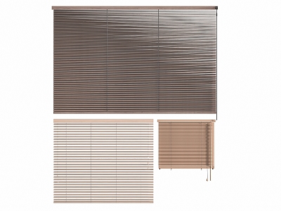 New Chinese venetian blinds 3d model