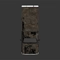 Rusty Old Pickup Truck With Weathered Exterior And Chrome Bumper
