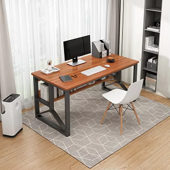 Study Desk Desk Computer Desk 3d model