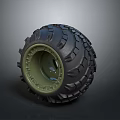 Automotive Tire Component With Deep Tread Pattern And Sturdy Rim Structure Design For Vehicles