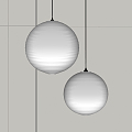 Modern chandelier 3d model