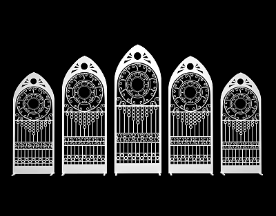 Modern Props Wedding Props 3d model