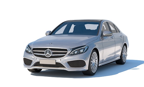 Mercedes-Benz C- Class 2015 MercedesBenz has few simple mold surfaces 3d model