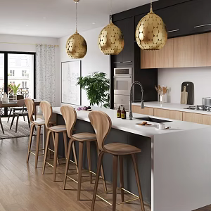 Nordic Kitchen 3d model