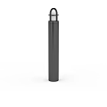 Modern Black Outdoor Post Light With Sleek Design For Garden Pathway