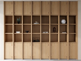 Bookcase Tea Room Cabinet 3d model