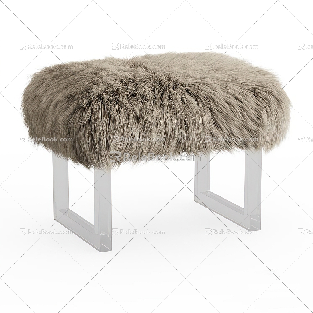 Modern sofa stool leisure and so on 3d model