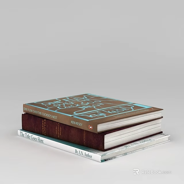 Technology Exhibition Hall Featuring Computer Science Books and Programming Resources 3d model 