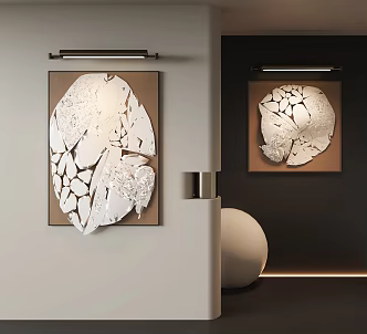 Modern Decorative Painting Hanging Painting Stereo Decorative Painting Stereo Hanging Painting 3d model