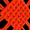 Red Chinese Lanterns With Hanging Knots And Multi Layered Designs On Black Background
