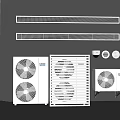 Efficient Modern Air Conditioner Fans With Various Types For Home Use
