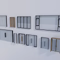 Modern Double Door Design Variations With Glass Panels And Wooden Frames For Interior Spaces
