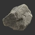 Natural Gray Raw Stone With Rough Surface And Distinctive Natural Texture