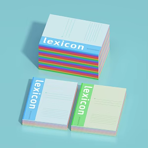 Modern Notebook Journal Book 3d model